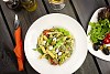 Plate of fresh pasta