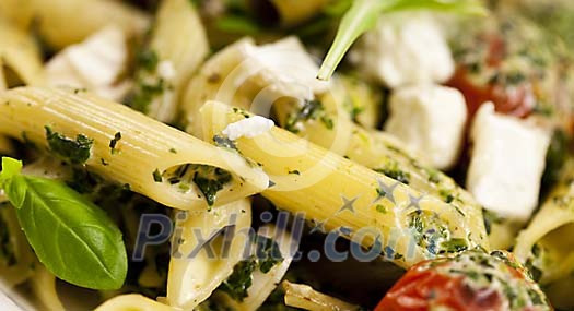 Closeup of pasta Closeup of pasta