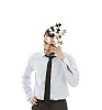 Businessmans head made of puzzle