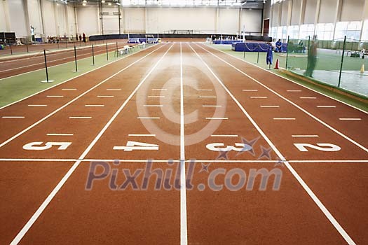 Inside running track