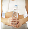 Woman holding a water bottle