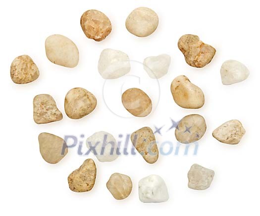 Small rocks with clipping path Small rocks with clipping path