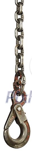 Heavy crane hook with clipping path Heavy crane hook with clipping path