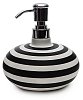 Stripy soap pump with clipping path