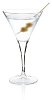 Vodka Martini cocktail with clipping path