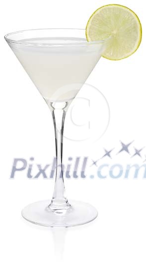 White Lady cocktail with clipping path White Lady cocktail with clipping path