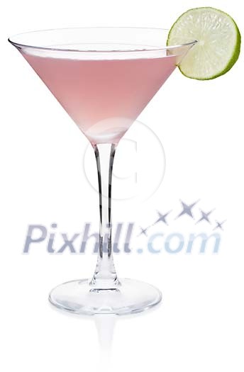 Cosmopolitan cocktail with clipping path