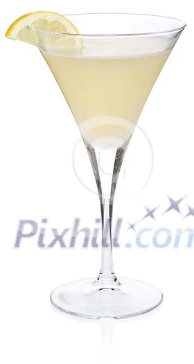 Side Car cocktail with clipping path