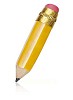 Bold pencil with clipping path
