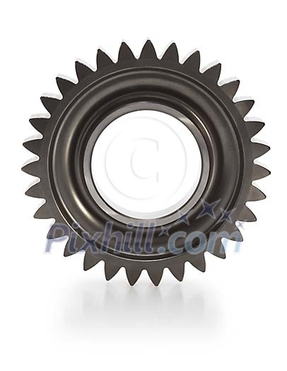Isolated gearwheel Isolated gearwheel