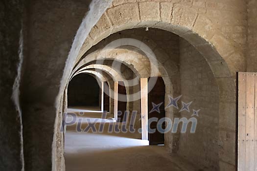 Vaults in the Sousse castle Vaults in the Sousse castle