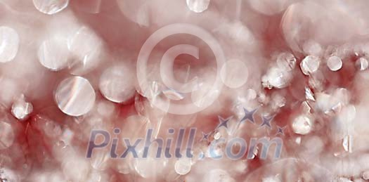Blurry Frost Crystal Reflections turned Red Blurry Frost Crystal Reflections turned Red
