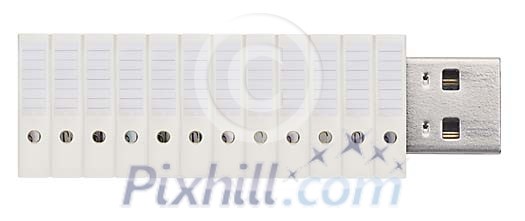 12 Bookkeeping Binders suggesting to be a Memory Stick 12 Bookkeeping Binders suggesting to be a Memory Stick