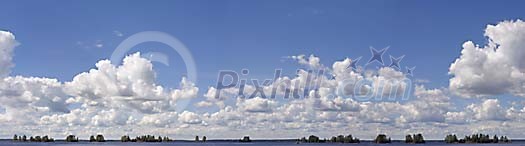 Huge Cumulus Clouds over Joensuu/Pielinen