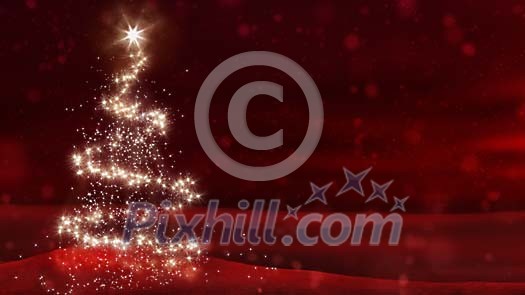Digitally Generated Christmas Composition Digitally Generated Christmas Composition