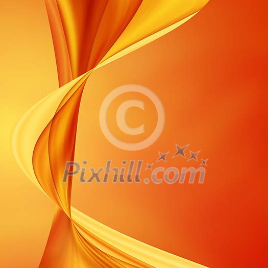 Digitally Generated Abstract Wave Pattern representing Autumn and Summer Digitally Generated Abstract Wave Pattern representing Autumn and Summer