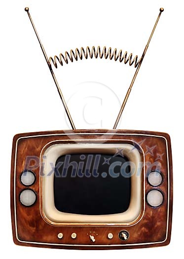 Vintage Looking Television with space for Text