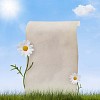 Paper Announcement in Fairytale Spring Environment