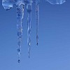 Melting Icicles with waterdrops