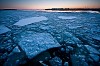 Ice patches on the sea