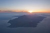 Sunset over the Greek island