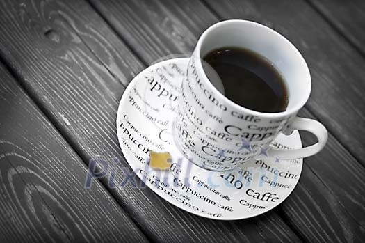 Cup of coffe on the terrace Cup of coffe on the terrace