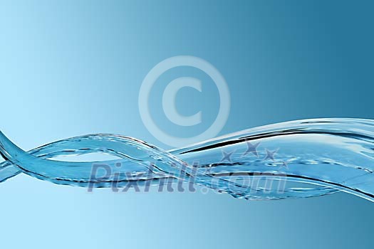Swirling water spashes Swirling water spashes