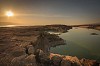 Sunset at the Dead sea