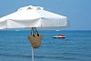 Parasol at watersport beach