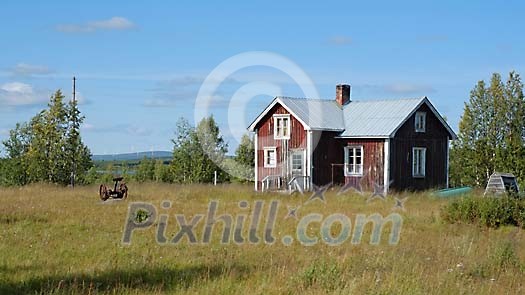 Abandoned coutryside house