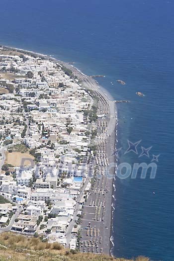 Bird perspective view over town Bird perspective view over town