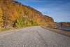 Road in autumn landscape