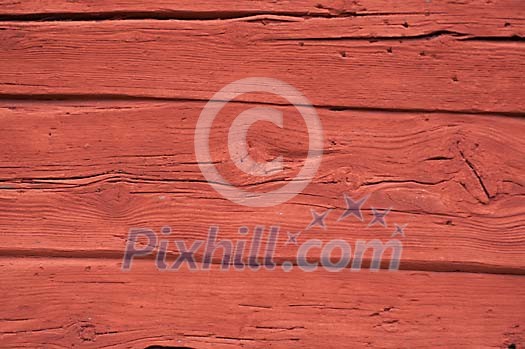 Background of red wooden wall