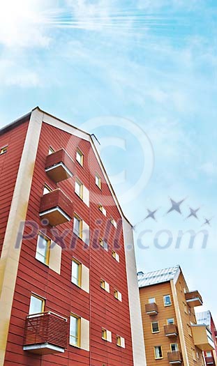 Residential house with apartments Residential house with apartments