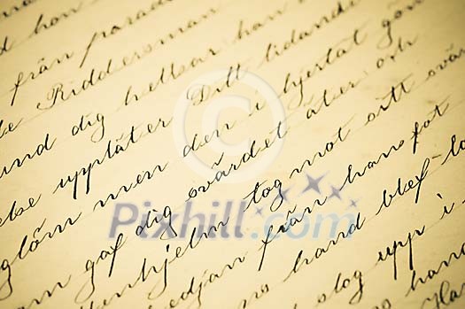 Background of old poetry written on the paper Background of old poetry written on the paper