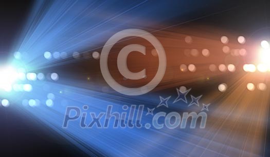 Abstract image of light flashes against dark background Abstract image of light flashes against dark background