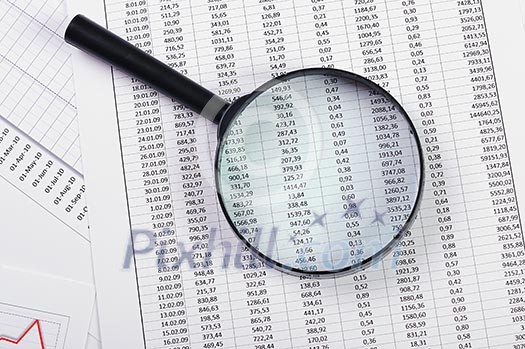 Charts and graphs of sales - a symbol of successful corporate business Charts and graphs of sales - a symbol of successful corporate business