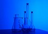 Image of chemistry laboratory equipment and glass tubes