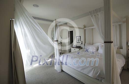 Interior of a bedroom Interior of a bedroom