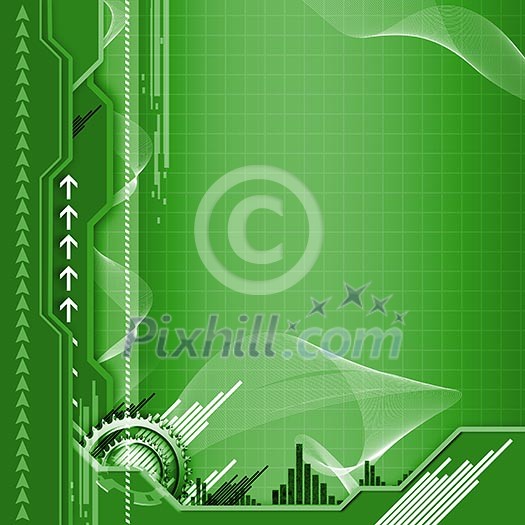 Abstract color backgrounds in high-tech style. Illustration. Abstract color backgrounds in high-tech style. Illustration.
