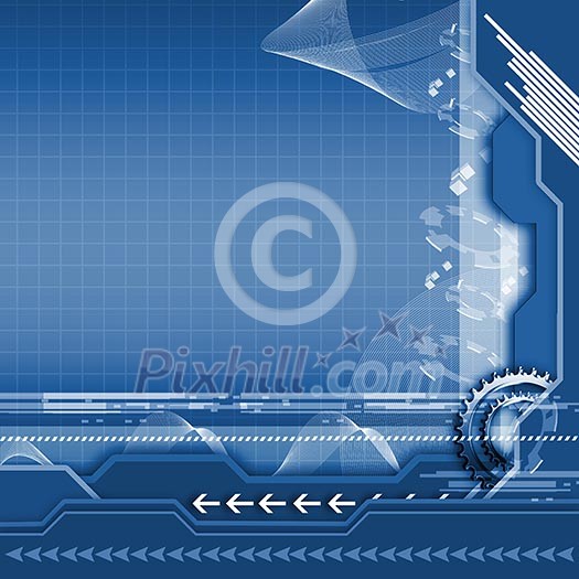 Abstract color backgrounds in high-tech style. Illustration. Abstract color backgrounds in high-tech style. Illustration.