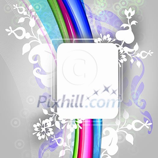 abstract background with green, pink, purple elements