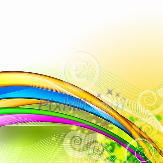 abstract background with green, pink, purple elements abstract background with green, pink, purple elements