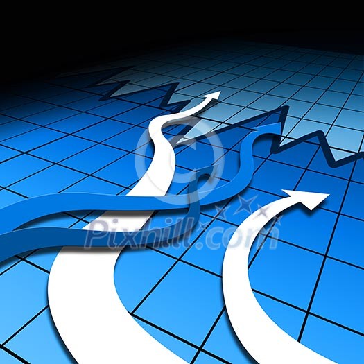 Financial and business chart and graphs as symbols of growth Financial and business chart and graphs as symbols of growth