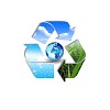 symbol of environment protection and recycling technology