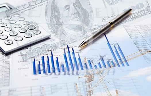 Collage of financial and business charts and graphs Collage of financial and business charts and graphs