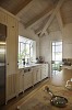 White wooden kitchen corner