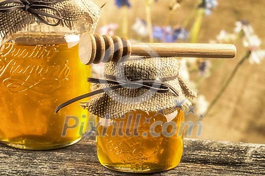 Jars of honey Jars of honey