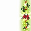 Illustration of background with traditional Christmas decoration ornament