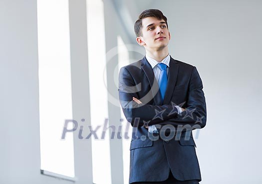 Image of handsome confident businessman in business suit Image of handsome confident businessman in business suit